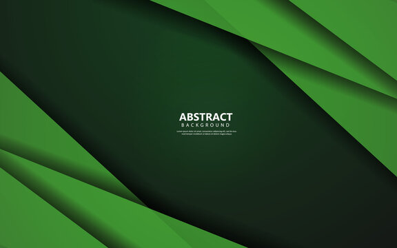 Abstract green overlap layer background