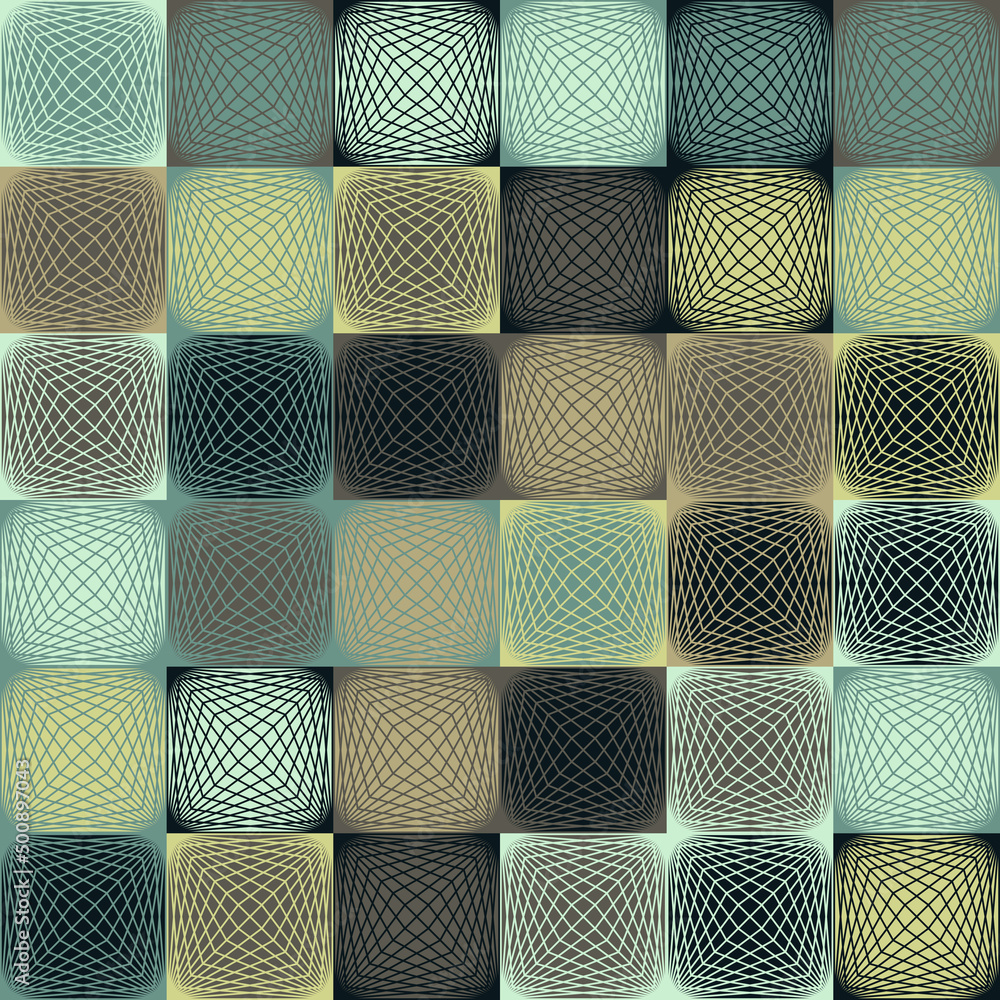 Aufkleber seamless pattern vector graphics design made with abstract geometric shapes and forms