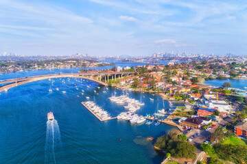 Fototapeta premium D Syd Gladesville Drummoyne Marina