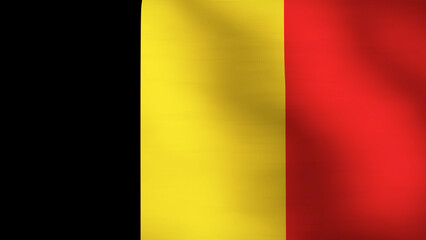 Flag of Belgium Close Up