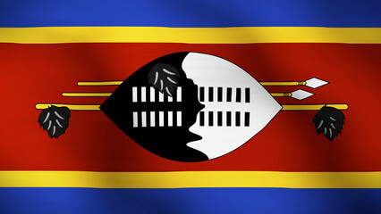 Flag of Eswatini Close Up