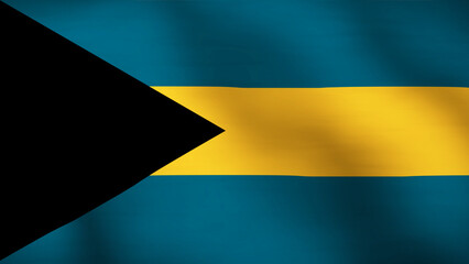 Flag of The Bahamas Close Up