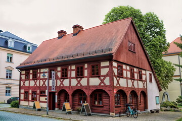 niesky, deutschland - johann-raschke-haus mit museum