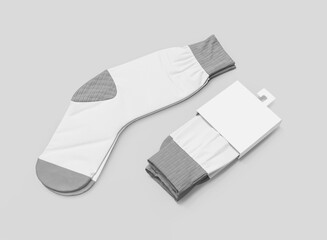 White and Grey Socks Set
