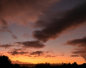 Obraz premium sunset in the clouds