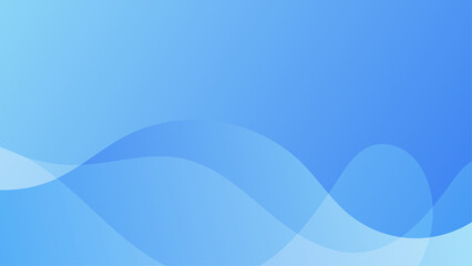 Abstract blue background and curve shape, background with copy space for design, vector.