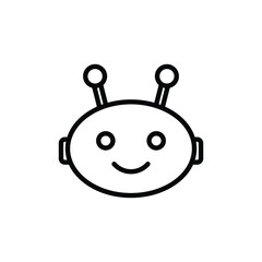 Obraz premium chatbot vector icon chat robot sign 
