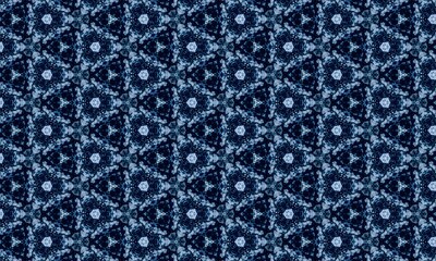 Patchwork seamless pattern and geometric patches. Quilt design. Square rug, cushion. Print for fabric and textile.