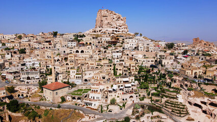 Obraz premium Aerial top view of Cappadocia in Turkey