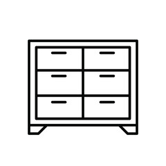 Cabinet isolated icon design template