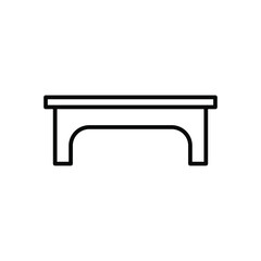 Table isolated icon design template