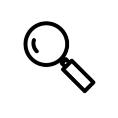 vector magnifying glass.magnifying glass icon vector with simple design