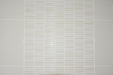 white tiles in the bathroom