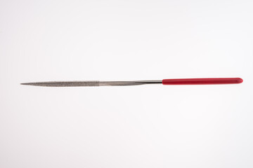 small red Rasp files isolated
