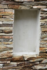  niche in the street wall in Bistrita,Romania