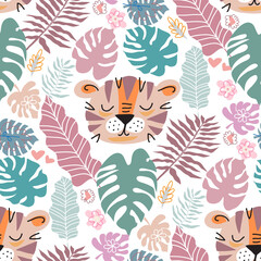 Tiger baby pattern 3