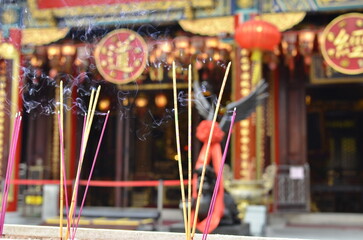 Fototapeta na wymiar 香港のお寺　黄大仙　Wong Tai Sin