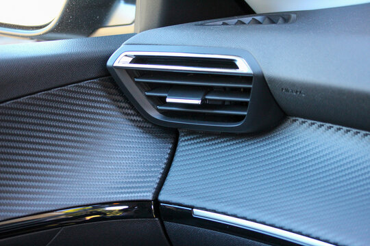 Ventilation Grille on Dashboard of Modern Car Stock Image - Image of  vehicle, transport: 199179381