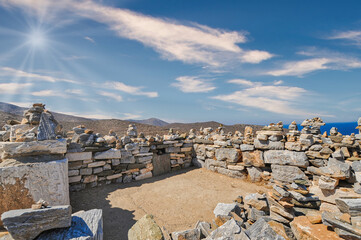 Homer tomb in Ios island, Greece