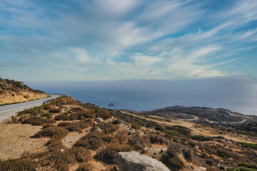 Fototapeta na wymiar Chora town, Ios island, Cyclades, Aegean, Greece
