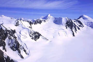 Fototapeta na wymiar Bagley Icefield landscape, Saint Elias Mountains, Southeast Alaska, USA