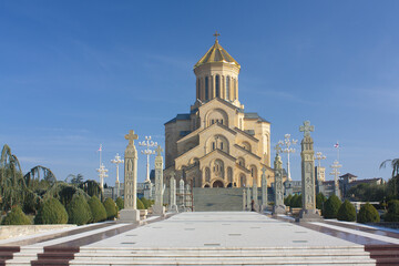 Holy Trinity Cathedral or Sameba church in Tbilisi, Georgia	