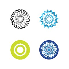 vortex vector illustration icon