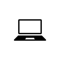 Laptop icon isolated on white background. Vector EPS 10