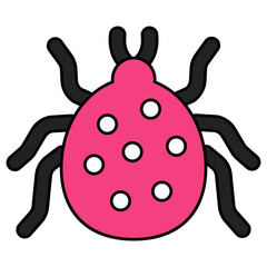 Modern design icon of bug