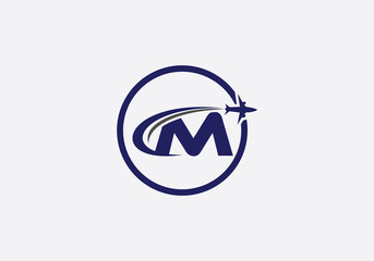 Aviation and airlines logo, Tour and travel agency symbol design with letter and alphabets