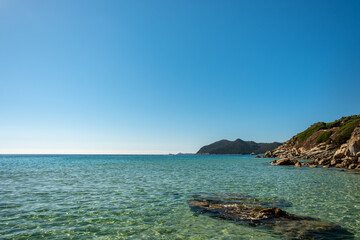 Cala Monte Turno, Sardinia, in a summer day