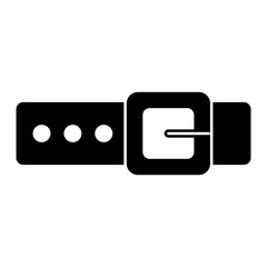 Waist belt icon, editable vector