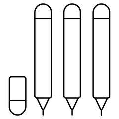 Modern design icon of crayons