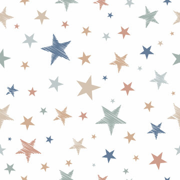 seamless pattern with stars design
