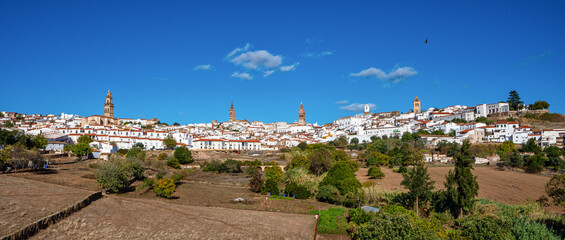 Jerez de los Caballeros, City at Badajoz, Extremadura in Spain