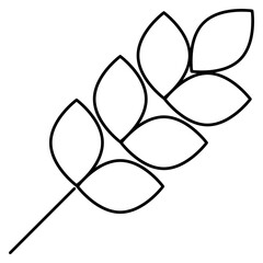 Perfect design icon of barley