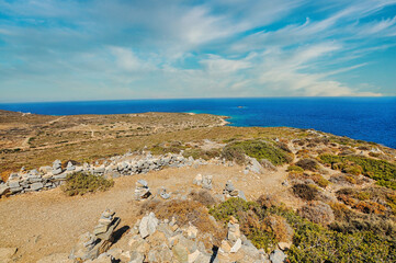 Homer tomb in Ios island, Greece
