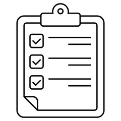 Perfect design icon of checklist