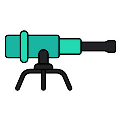 Premium download icon of machine gun