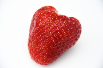 Strawberries isolated  without leaves
