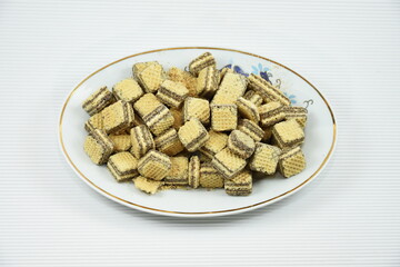 Romanian waffle rolls