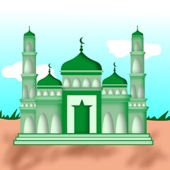 Mosque vector illustration
