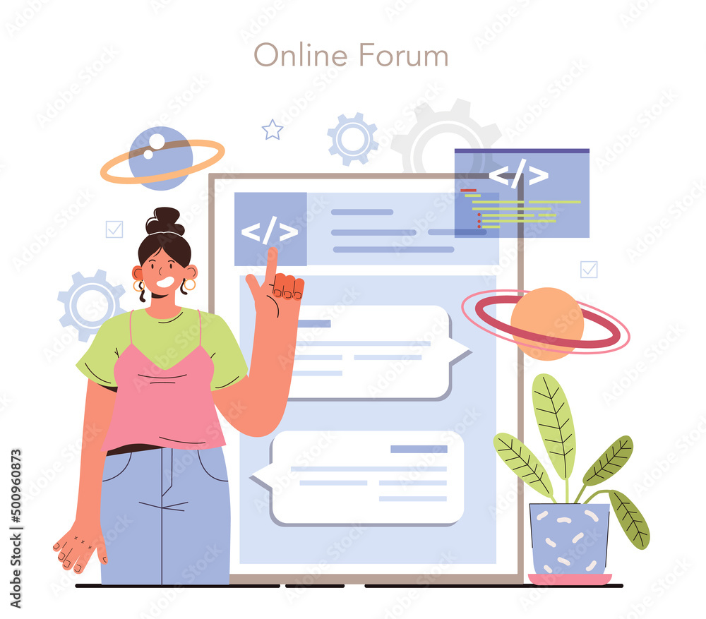 Poster ar developer online service or platform. augmented reality software