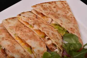 Mexican Chicken Quesadilla Recipe  with Tomato and 
