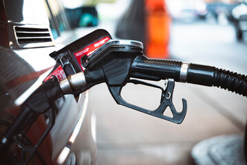 gas pump nozzle. clear without desctription