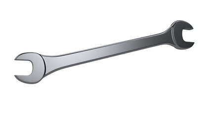 A beautiful 3d illustration with spanner on a white background.