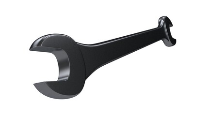 A beautiful 3d illustration with spanner on a white background.
