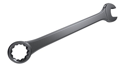 A beautiful 3d illustration with spanner on a white background.