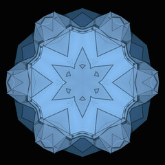 Light Blue Ornament Texture Modern Design