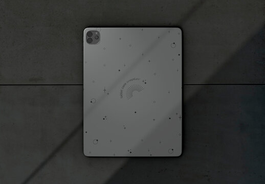 3D Tablet Cover Mockup